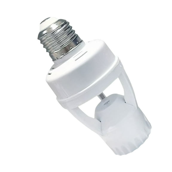 Energy Efficient E27 Light Fixture with Night Motion Sensoring Intelligent Lighting for Stairwells & Corridors