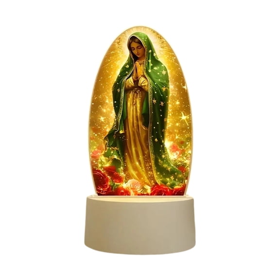 Energy Efficient LED Virgin Night Light LED Catholic Table lamps Blessed Mother Decoration Birthday Gift