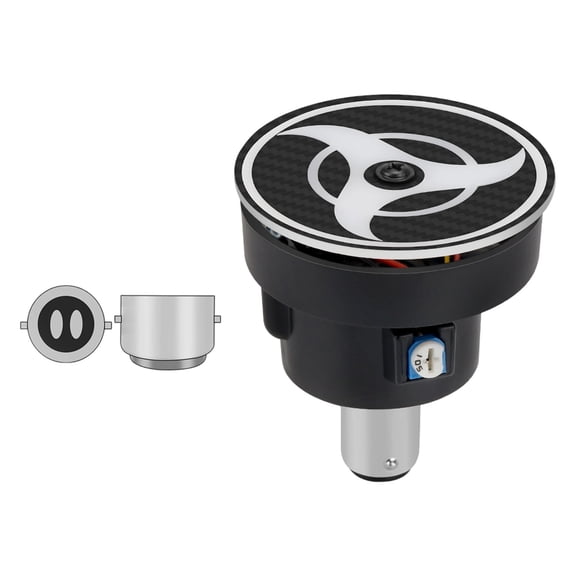 Energy Efficient Rotating LED Tail Light Strong Aluminum Build 360 Degree Visibility For Motorcycle & Electric Bike