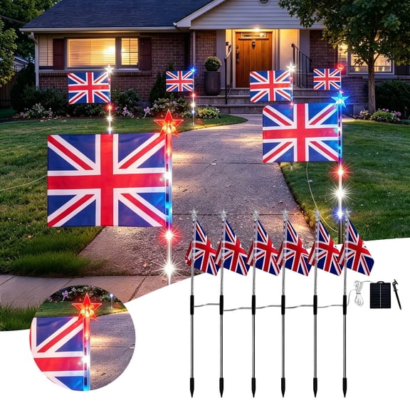 Energy Efficient Solar Flag Pole Light With Auto Dusk To Dawn Feature For Garden Patio And Walkway