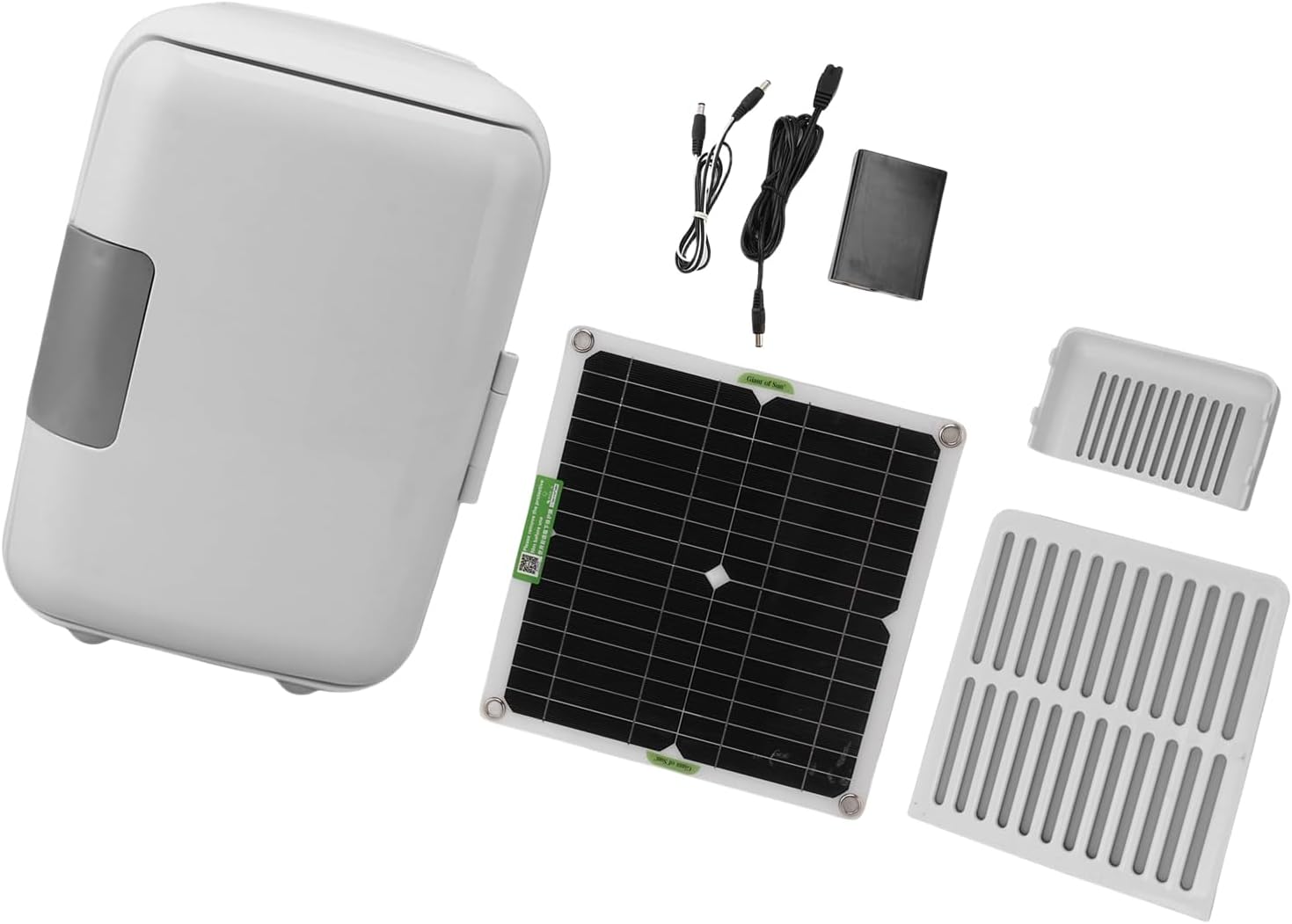 Energy Efficient Solar Refrigerator With Battery Box Versatile Solar Cooling Solar Chiller For Camping