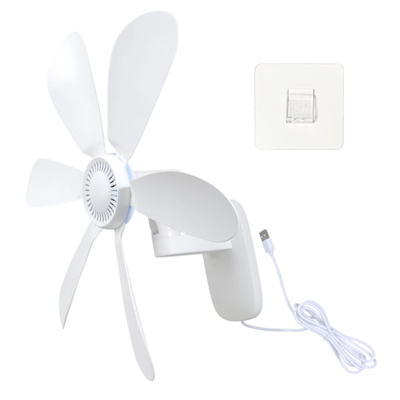 Energy Efficient USB Wall Fan 16.5 Inch Adjust Angle For Kitchen Garage Car