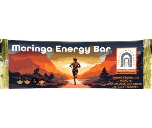 Creator Wellness Moringa Protein and Energy Bars, 10 Count.