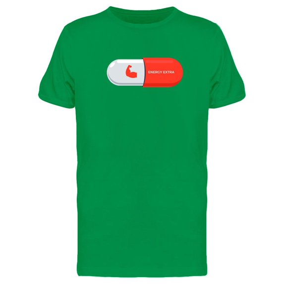 Energy Extra Red Pill Tee Men's -Image by Shutterstock