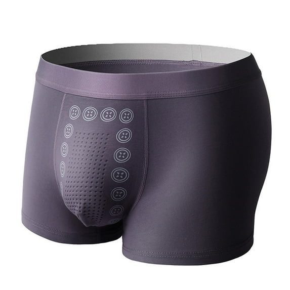 Energy Field Therapy Men's Underwear, Magnetic Therapy Energetic Men's Ice Silk Boxer Briefs