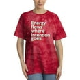 thumbnail image 1 of Energy Flows Quote Tie Dye Crystal Women -Smartprints Designs, Female XX-Large, 1 of 2