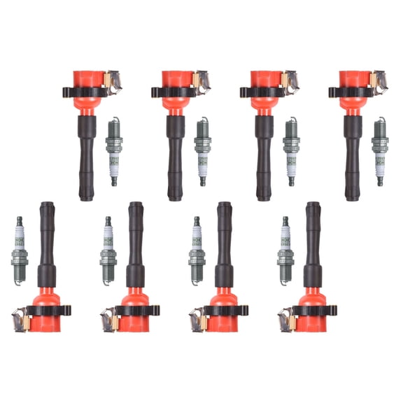 Energy Ignition Coil and NGK Platinum Spark Plug Compatible with BMW 325i 323i 328i UF354