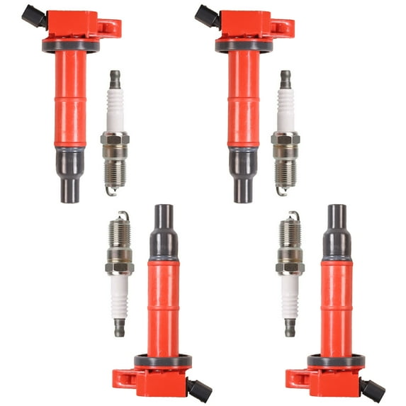 Energy Ignition Coil and Platinum Spark Plug Compatible with Pontiac Vibe Toyota Matrix UF333
