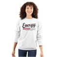 thumbnail image 1 of Energy Loading Coming Soon Slow Lazy Women Crewneck Sweatshirt Brisco Brands S, 1 of 5
