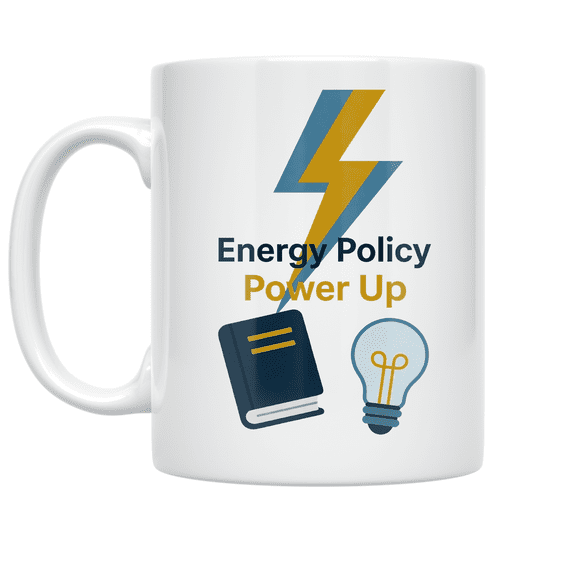Energy Policy Power Up - Physics Enthusiast - 11 oz Ceramic Coffee Mug