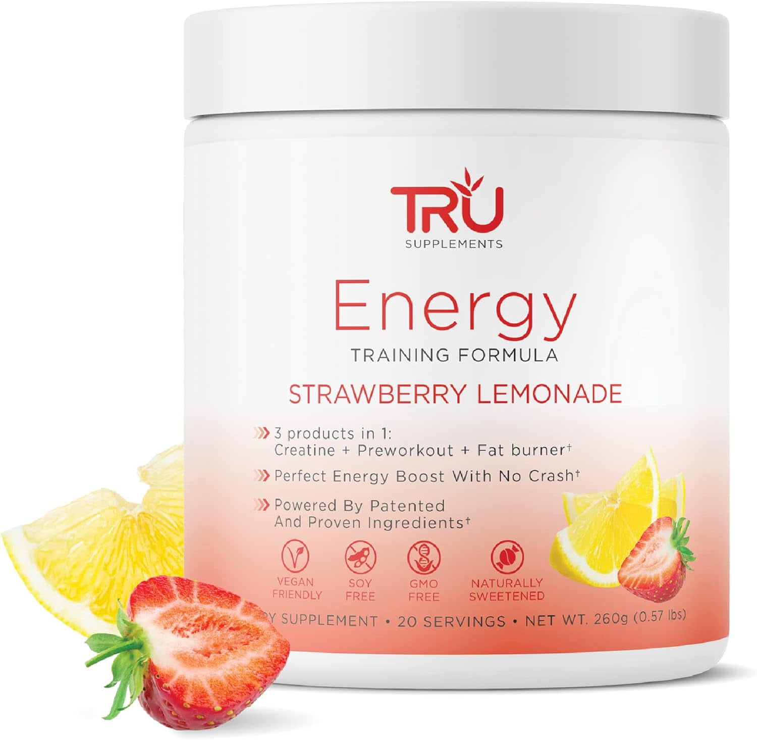 Energy, Pre Workout Training Formula, Vegan Friendly, No Jitters