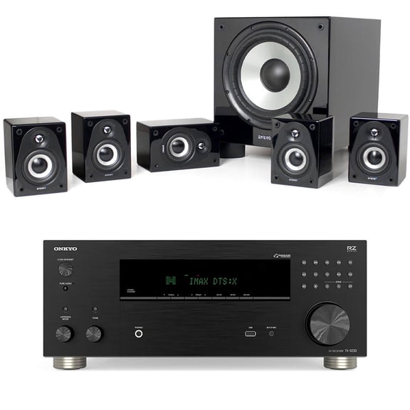 Energy RC-Micro 5.1 Channel Home Theater System with Onkyo TX-RZ30 170W 9.2-Channel 8K/4K Network AV Receiver