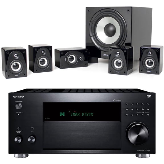 Energy RC-Micro 5.1 Channel Home Theater System with Onkyo TX-RZ50 250W 9.2-Channel 8K/4K Network AV Receiver