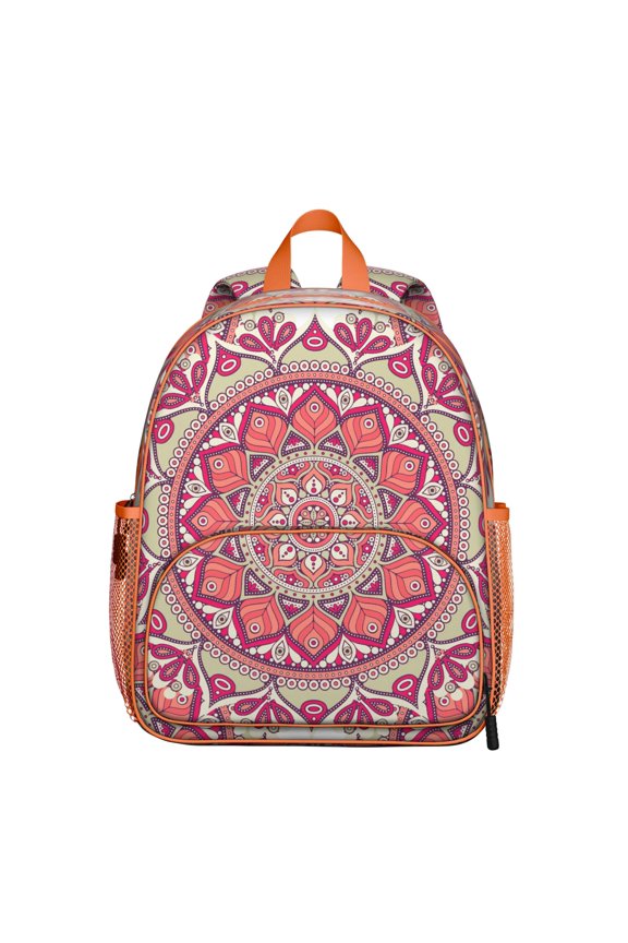 Energy Sacred Students Backpack - Yoga Mandala Design with Healing and Spirituality Pattern, Comfortable Dual Shoulder Support for School and Travel