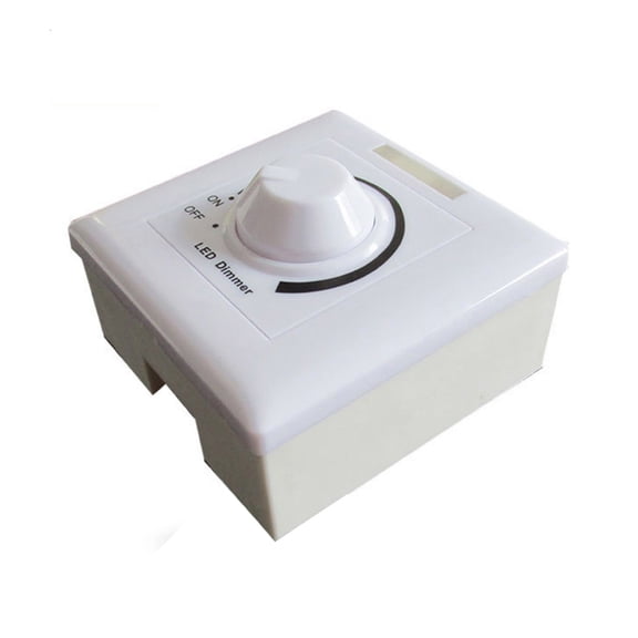 Energy Saving 0 to 10V LED Dimmer 5A 2000W Rotary Knob Control Waterproof Dimmer Switches Easy to Use for Marine Vehicle