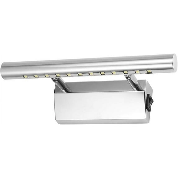 Energy Saving Bathroom Vanity Light, Pull Chain Switch for Instant Control, Waterproof Design for Safe Bathroom Use, Soft White Light with Adjustable Lighting Angle