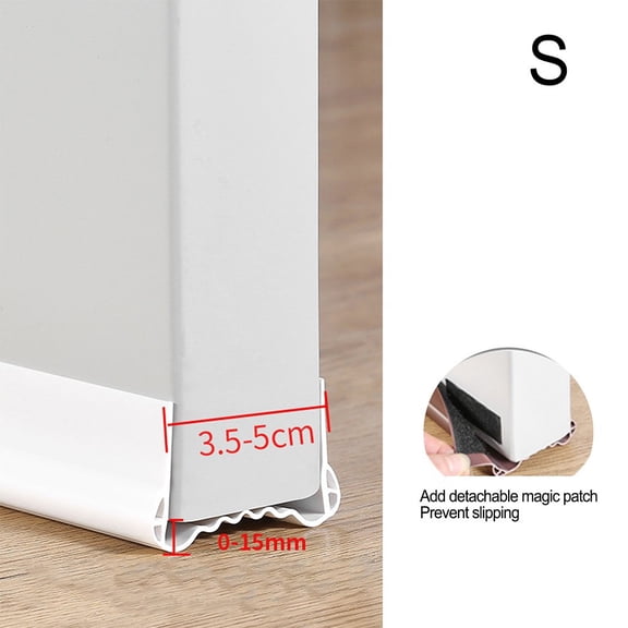 Energy Saving Draught Excluder Sound Insulation Door Seal Double-layer Design Effective Cold Insulation For Various Door Sizes