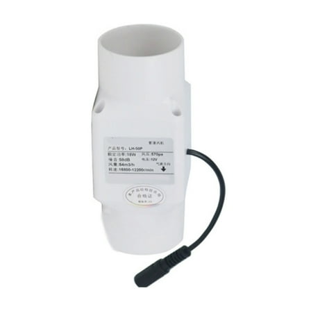 Energy Saving Duct Ventilation Fan For HVAC Airflows Enhancement In Small Spaces