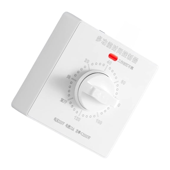 Energy Saving Mechanical Timer Switches 86 Type Adjustable with Indicators Light for Home and Office Daily Use