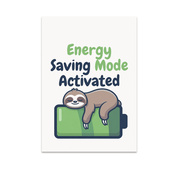 Energy Saving Poster