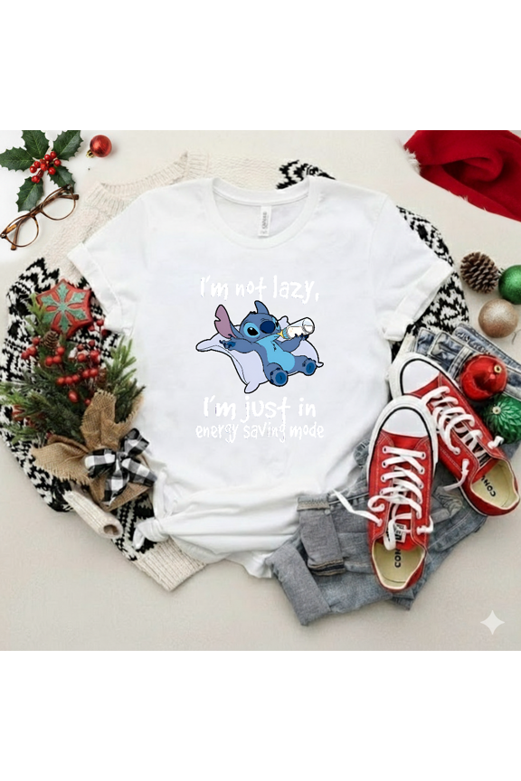 Energy Saving Mode Sloth Funny Lazy Day Humor Graphic Unisex T-Shirt V12045 up to size 5XL