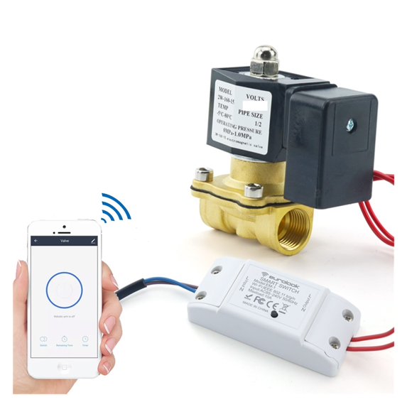 Energy Saving Smart Water Solenoid Valve Timer Garden Faucet Support Smart Wireless Control ,Easy to Use
