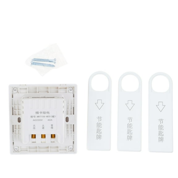Energy Saving Switches Home Hotel Security System Switches Insert Key for Power