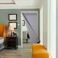 thumbnail image 1 of Energy-Saving Thermal Insulated Door Curtain - Windproof/Waterproof/Soundproof, Hook-Loop Easy Install for Home Entryway/Garage Winter Cold Protection, 1 of 8