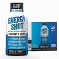 thumbnail image 1 of Grade A Quality Blue Raspberry Extra Strength Shot, 48 Pack – 260mg Natural Caffeine, B12 & B6, 2 Servings, Zero Sugar, 1.93 fl oz, 1 of 5