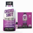 thumbnail image 1 of Grade A Quality Grape Extra Strength Shot, 24 Pack – 260mg Natural Caffeine, B12 & B6, 2 Servings, Zero Sugar, 1.93 fl oz, 1 of 5