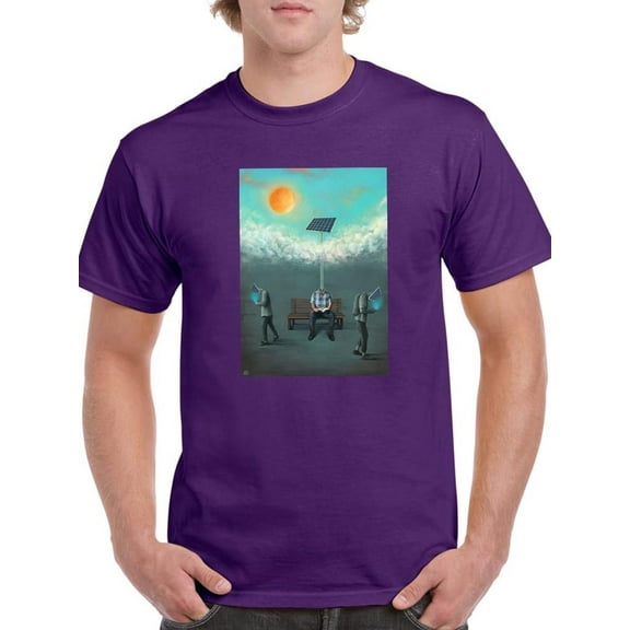 Energy Sources T-Shirt Men -Ali Rastroo Designs, Male Small