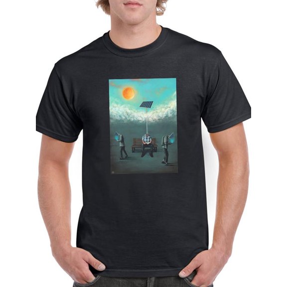 Energy Sources T-Shirt Men -Ali Rastroo Designs, Male x-Large