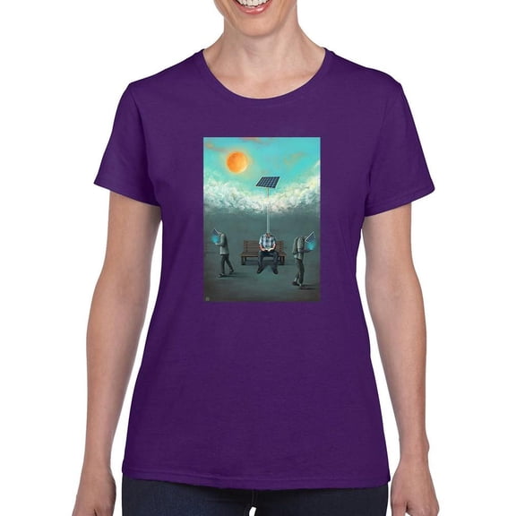 Energy Sources T-Shirt Women -Ali Rastroo Designs, Female 5X-Large