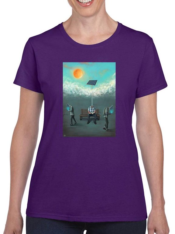 Energy Sources T-Shirt Women -Ali Rastroo Designs, Female XX-Large