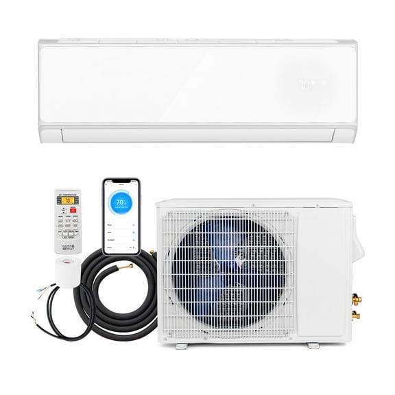 Energy Star Certified 24000 BTU 21 SEER2 208-230V Mini Split Air Conditioner and Heater White Wifi Enabled