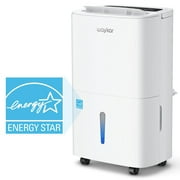 Energy Star Commercial Dehumidifier 7000 Sq. Ft- Ideal for Large Rooms, Home Basements and Whole House - Powerful Moisture Removal and Humidity Control - 150 Pint