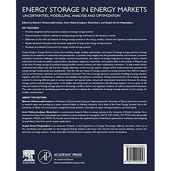 Pre-Owned Energy Storage in Energy Markets: Uncertainties, Modelling, Analysis and Optimization, (Paperback)