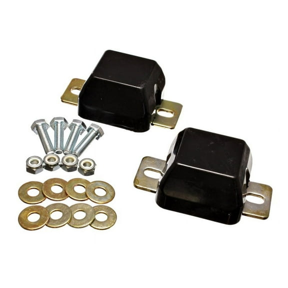 Energy Suspension 00-04 Ford Excursion / 99-04 F-250 Super Duty 4WD Black Front Axle Bump Stop Set