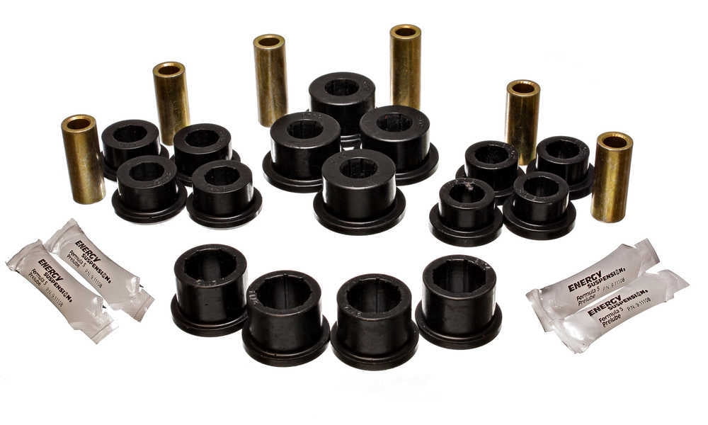 Energy Suspension 11.3108G Control Arm Bushing Set, Black Rear Performance Polyurethane
