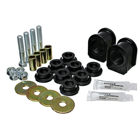Energy Suspension 05-07 Ford Mustang Black Rear Sway Bar Frame Bushings (Must Reuse All Metal Parts)