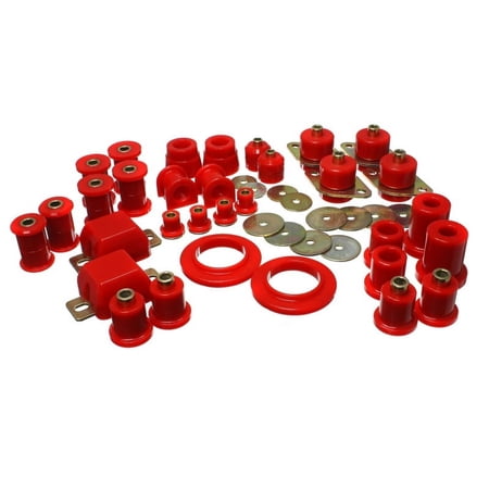 Energy Suspension 05-13 Toyota Tacoma 4WD/Prerunner 2WD Red Hyper-Flex Master Bushing Set Fits select: 2013 TOYOTA TACOMA DOUBLE CAB, 2005-2007 TOYOTA TACOMA ACCESS CAB