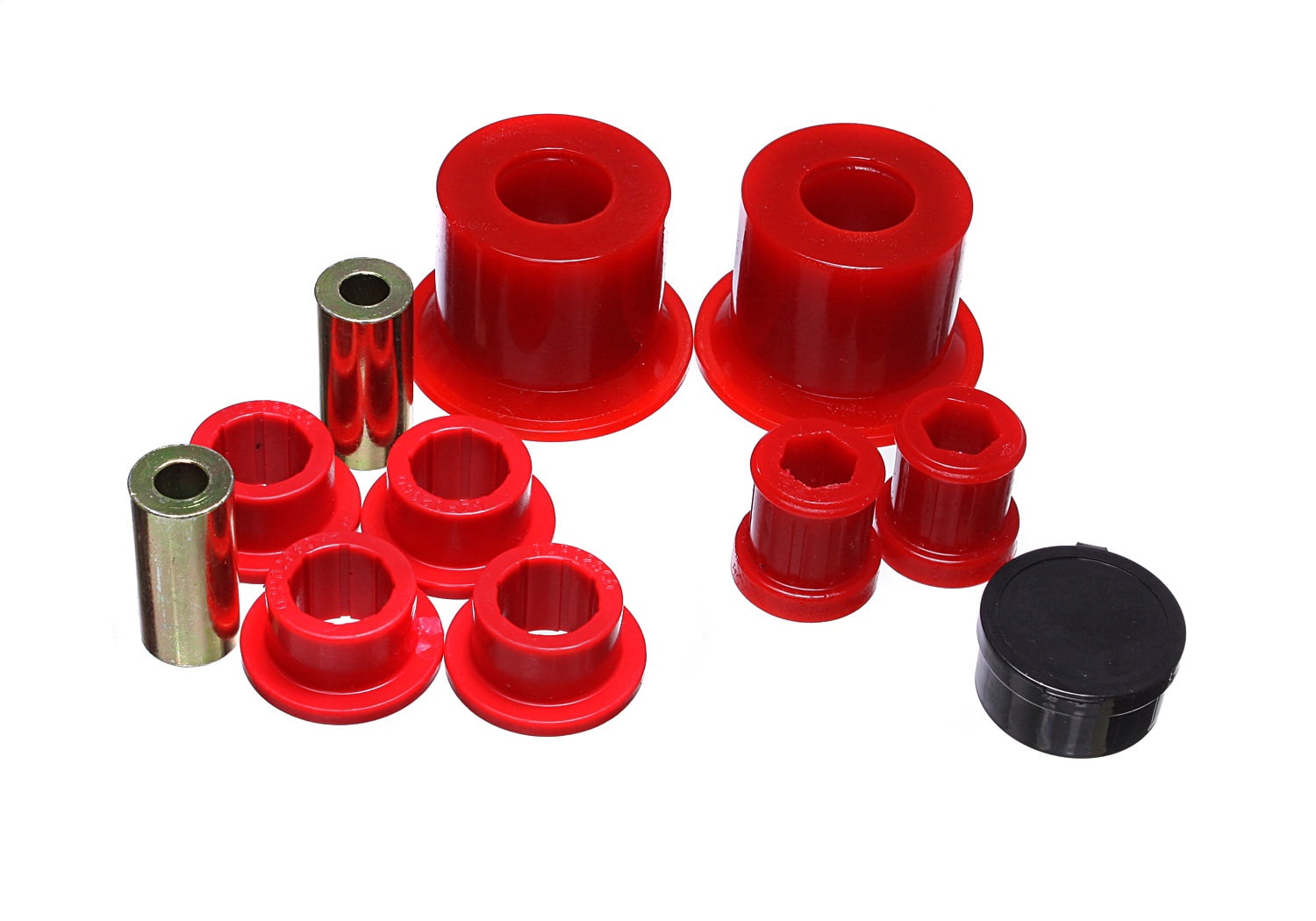 Energy Suspension 05-14 VW Jetta (Base) / 06-09 VW GTI Front Control Arm Bushing Set - Red Fits select: 2006-2007,2009-2014 VOLKSWAGEN JETTA