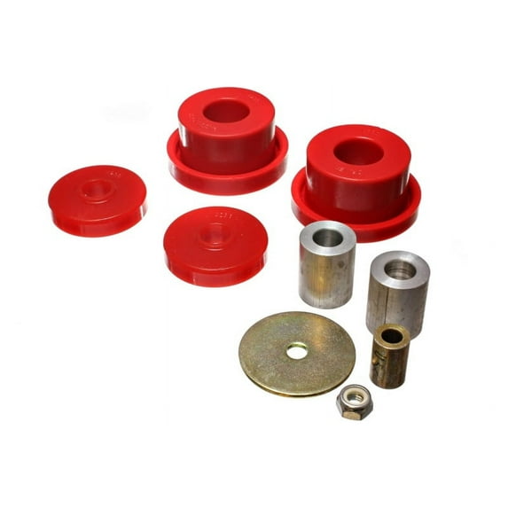 Energy Suspension 08-10 Chrysler Challenger/07-10 Charger RWD Red Rear Diff Mount Bushing Set Fits select: 2006 DODGE CHARGER, 2005-2006 CHRYSLER 300C TOURING