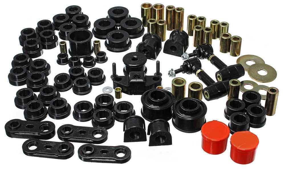 Energy Suspension 08-12 Subaru Impreza WRX Black Hyper-Flex Master Bushing Set Fits select: 2008 SUBARU IMPREZA WRX PREMIUM, 2009 SUBARU IMPREZA WRX STI