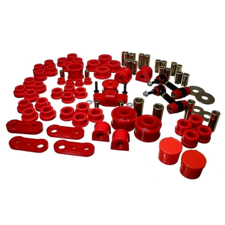 Energy Suspension 08-12 Subaru Impreza WRX Red Hyper-Flex Master Bushing Set Fits select: 2008 SUBARU IMPREZA WRX PREMIUM, 2009 SUBARU IMPREZA WRX STI