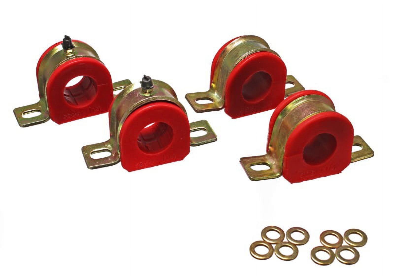 Energy Suspension 1-1/4in Gm Greaseable S/B Set - Red Fits select: 1973-1986 CHEVROLET C10, 1977 CHEVROLET BLAZER