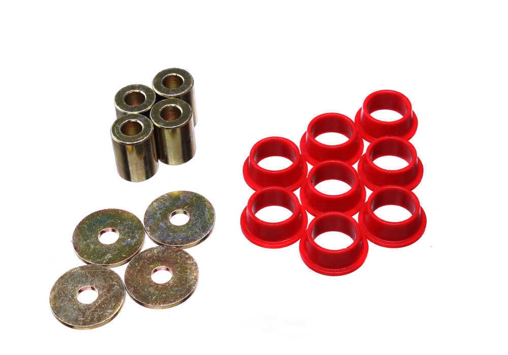 Energy Suspension 16.10106R Rack And Pinion Bushing Set; Red; Performance Polyurethane; Fits select: 2000-2007,2008-2009 HONDA S2000
