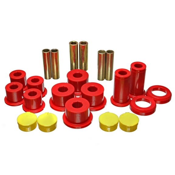 Energy Suspension 2/4 Wd Rear Leaf Spring Bshg - Red Fits select: 2001-2004 CHEVROLET S TRUCK, 1997-2000 CHEVROLET S TRUCK S10