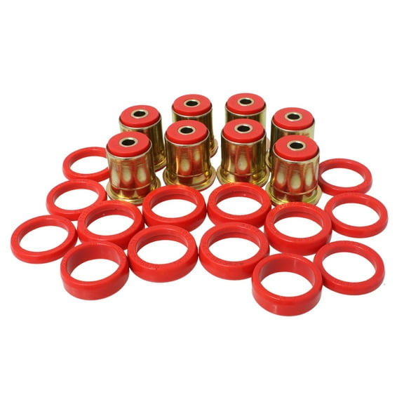 Energy Suspension 3.3132R Polyurethane Rear Control Arm Bushings Red Fits select: 1970 CHEVROLET MALIBU, 1968-1969 CHEVROLET CHEVELLE