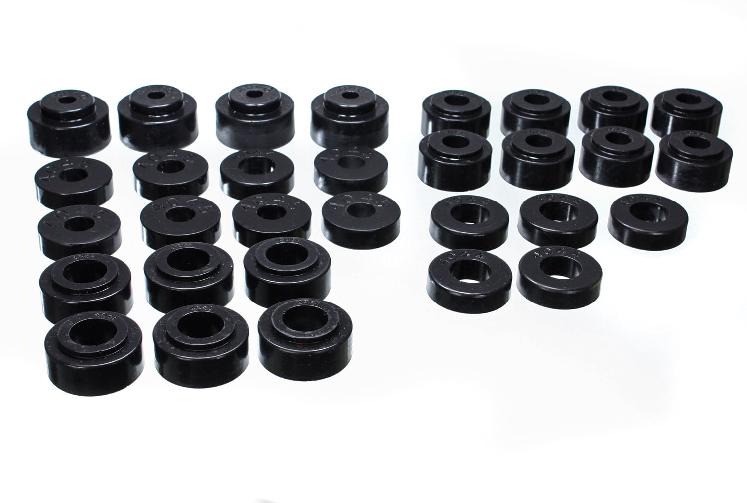 Energy Suspension Chevrolet 4 door Black Body Mounts (Recommended for Police/Taxi/Race)